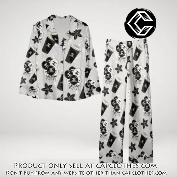 Trending luxury chanel satin pajama set pjs1039 cc1821470